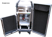 Piastra elettrica da catering in flight case Piastra elettrica da catering in flight case