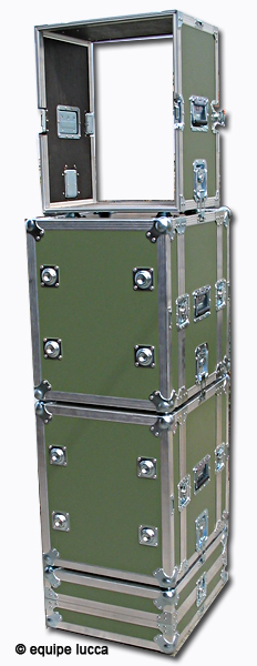 Flight case appositamente studiati per apparecchiatura militare