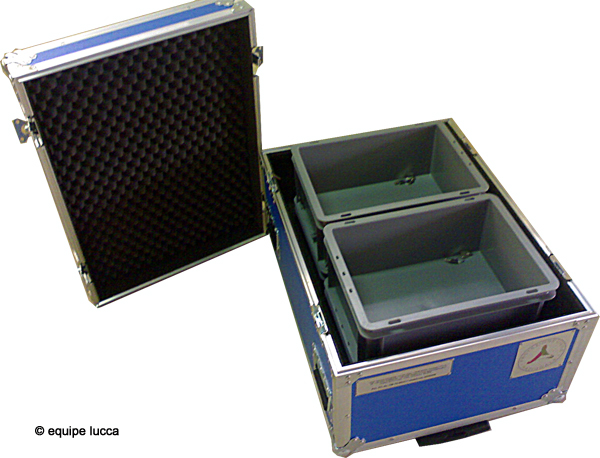 Flight case per servizi speciali di protezione civile